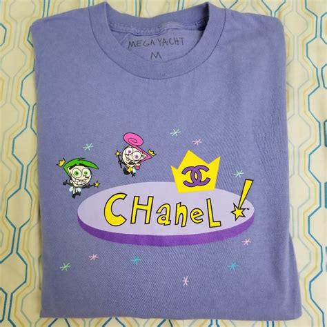 Mega Yacht Chanel Fairly Oddparents T Shirt 